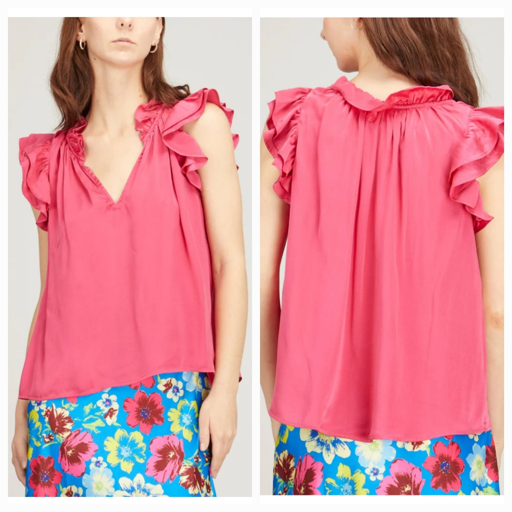 Xirena Leonie Silk Top, Size Xs, Nwt $275